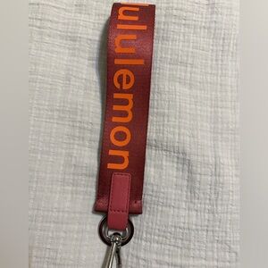 Lululemon Red Keychain